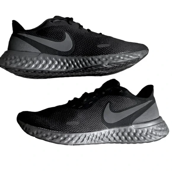 NIKE REVOLUTION 6 RUNNING SNEAKER IN BLACK/ ANTHRACITE - Picture 13 of 13